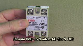 REVIEW FUTEK Solid State Relay Module SSR-25DA 25A /250V 3-32V DC Input 24-380VAC Output module