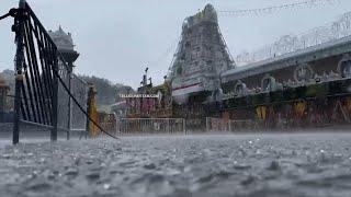 Tirumala Temple Premises Flooded Due To Heavy Rain