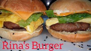 Homemade Burger/ Rina's  Burger