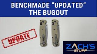 Updated Benchmade Bugout 535GRY-1 (New Blade Coating)