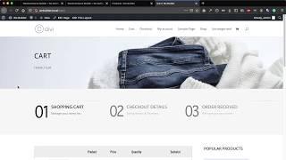 4. Default cart and empty cart page Layouts - WooCommerce Builder For Divi Plugin