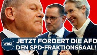 BUNDESTAGSWAHL: AfD fordert SPD-Fraktionssaal! Streit um Fraktionsräume und Ausschüsse im Bundestag!