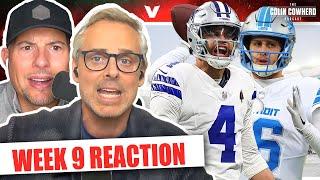 Reaction to: Cowboys-Falcons, Lions-Packers, Rams-Seahawks, Jaguars-Eagles | Colin Cowherd NFL