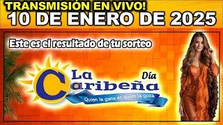 Caribeña día: Resultado CARIBEÑA DIA del VIERNES 10 de Enero de 2025.