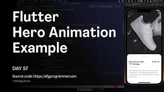 Flutter UI | Product View Page with Hero Animation - Day 57