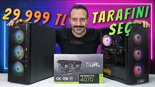 TÜRKİYE'DE BÖYLE SİSTEM İNCELEMESİ GÖRÜLMEDİ! F/P ASUS RTX 4070 PC