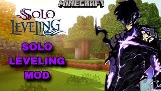 *NEW* SOLO LEVELING MOD FOR MINECRAFT BEDROCK EDITION!