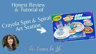 How to Use the Crayola Spin and Spiral Art Station | Spin and Spiral Art Station Review