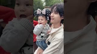 #被我带过的宝 没有不开心的 #爸爸带娃 #记录生活  #cute #骗你生娃系列 #搞笑