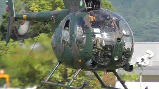 陸自のフライングエッグ"Flying Egg" JGSDF Kawasaki OH-6D JG-31285