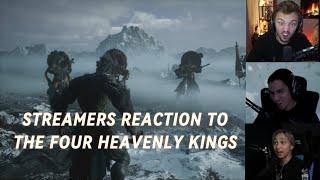 Black Myth Wukong - Streamers Reaction To The Four Heavenly Kings