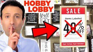 10 Shopping SECRETS Hobby Lobby Doesn't Want You To Know!