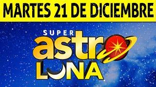 Resultado de ASTRO LUNA del Martes 21 de Diciembre de 2021 | SUPER ASTRO 