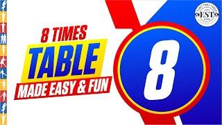 8 Times Table Made Easy & Fun: NK's Musical Maths Skills & Style | TunesTimesTables.com