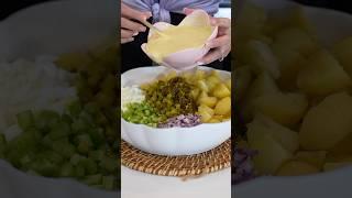 No BBQ is complete without a bomb POTATO SALAD! #potatosalad #ensaladadepapa #coldsalad