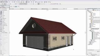 ArchiCAD Освещение перспективы