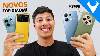 Novos! MELHORES celulares da XIAOMI para COMPRAR fim do ANO 2024!