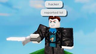 he thinks i'm a hacker  (Roblox Bedwars)