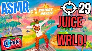 ASMR Gaming  Fortnite Juice WRLD Tryhard! Relaxing Gum Chewing  Controller Sounds + Whispering 