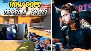 КАК ИГРАЕТ SCREAM? РЕАКЦИЯ ПРО ИГРОКОВ НА ИГРУ SCREAM! CS:GO Twitch Moments