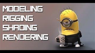 Recreate a Minion in Maya 2013 Tutorial Series - 3D Modelling, Rigging, Shading - Introduction