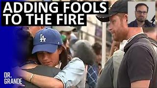 Harry and Meghan Dazzle LA Fire Victims with Brief, Unproductive Visit | Quasi-Royal Visit Analysis