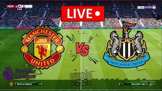 LIVE :Manchester United F.C. Vs Newcastle United|Premier League 24/25 PES Game Simulation Gameplay|