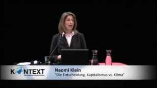 Naomi Klein: Kapitalismus vs. Klima - Kontext TV