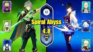 Yelan Showcase! | Yelan Hypercarry and Alhaitham Hyperbloom Team | Spiral Abyss 4.8