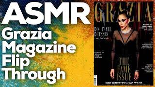 ASMR Grazia magazine flip through, StevenAntonyASMR