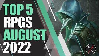 Top 5 NEW RPGs of August 2022 - (JRPG, Tactical RPG, Action RPG, Turn-Based RPG and Souls-like!)