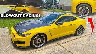 Almost CRASHED My 850HP Shelby GT350 Racing...