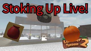 Stocking up Livestream - Roblox Lumber Tycoon 2