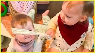 Tiny Troublemakers: Cute Siblings Chaos || Peachy Vines