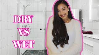 Dry vs Wet | See-through Try On Haul | Girl wets her shirt | try on lingerie