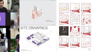 I criticized the Site Drawings  of my students - ARCHITECTURE DESIGN 4 WEEK 2 | Zoom Raw Footage