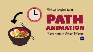 Motion Graphics Basics: Morphing Using Path Animation In After Effects - Tutorial