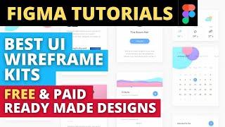 BEST FREE FIGMA UI DESIGN KITS TO DOWNLOAD DESKTOP & MOBILE UX WIREFRAMING TEMPLATES