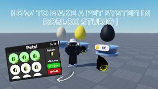 How To Make A Pet System in Roblox Studio! (Pet Simulator X)