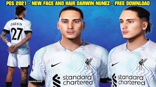 PES 2021 - NEW FACE AND HAIR DARWIN NUNEZ By: Kodigo Facemaker - 4K