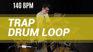 Trap drum loop 140 BPM // The Hybrid Drummer