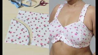 50 Size Bra Without Elastic Cutting and Stitching