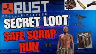 secret loot, easy, safe farming scrap RUST for console's