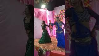 maroon colour sariya Ho new funny dance stage show Harikesh Hulchul hightake #song #music