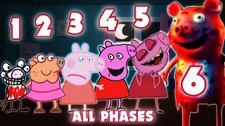 Peppa Pig ALL PHASES | Friday Night Funkin' VS Peppa Pig (FNF Horror Mod)