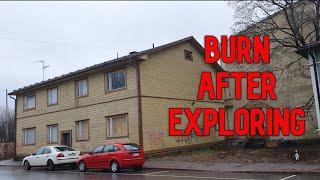 Exploring a house that got burned afterwards