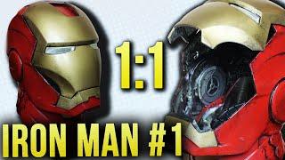 Making Iron Man Armor Mark 3 timelapse - Part 1 Helmet and Neck