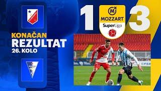 Mozzart Bet Super liga 2024/25 - 26.Kolo: VOJVODINA – SPARTAK ŽK 1:3 (0:1)