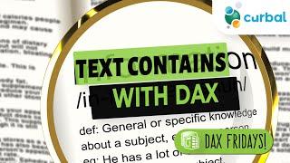 DAX Fridays! #180: Find text in columns using DAX