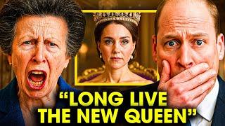 William & King Charles SPEECHLESS As Princess Anne Reveals Queen's SHOCKING Message About Kate